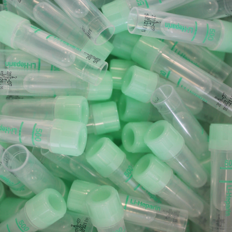 Lithium Heparin Tubes for Veterinary Use